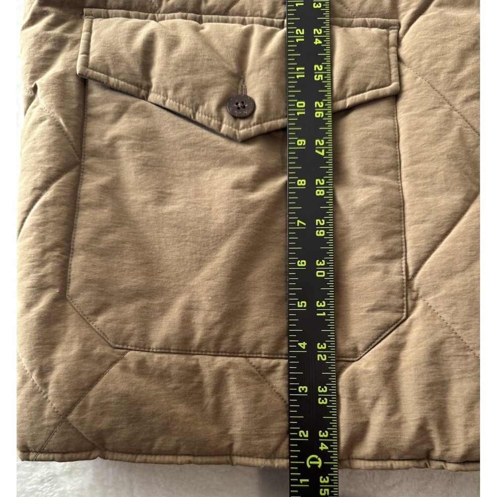 Ocean Pacific Tan Suede Collar Quilted Barn Coat Pockets Lined Size XXL‎ - Picture 9 of 15